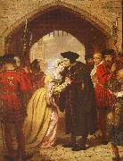Edward Matthew Ward Sir Thomas More's Farewell to his Daughter Sweden oil painting artist